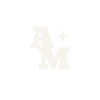 A minimalist white geometric logo or icon on a solid white background.