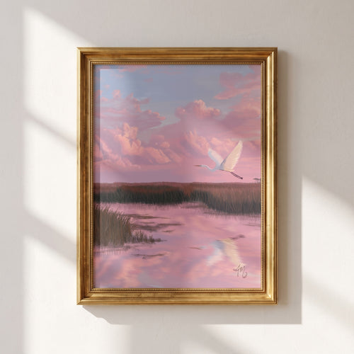 A Wider Sky marsh landscape fine art print by Ashlei Morgan Studio