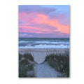 Where the Light Lingers coastal fine art print shown unframed